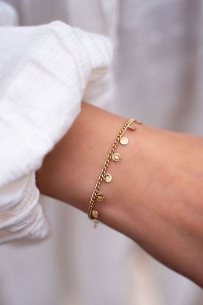 Bracelet with small coins