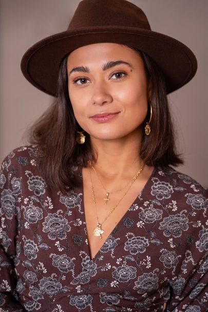 Fedora marron
