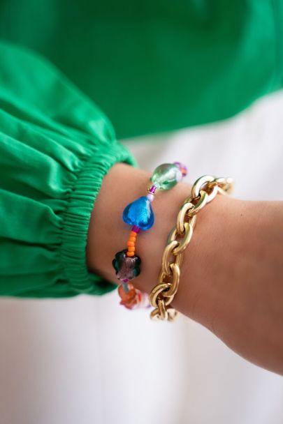 Bracelet with chunky links