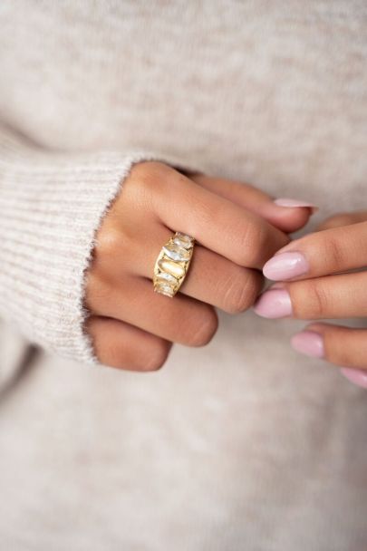 Bague Souvenir avec pierres