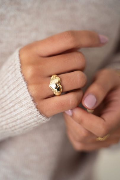 Candy ring met hartje