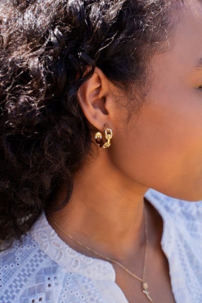 Boucles d’oreilles maillons
