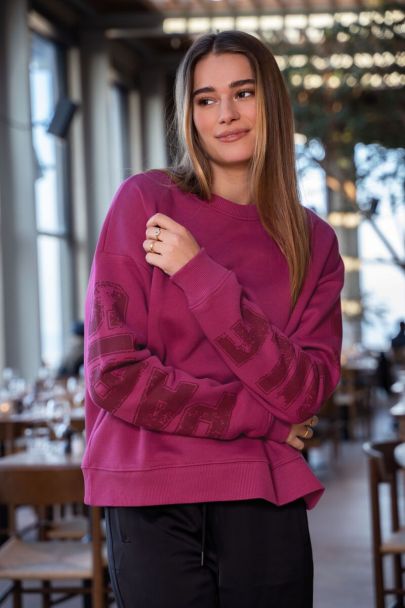 Purple Paris etoile sweater 