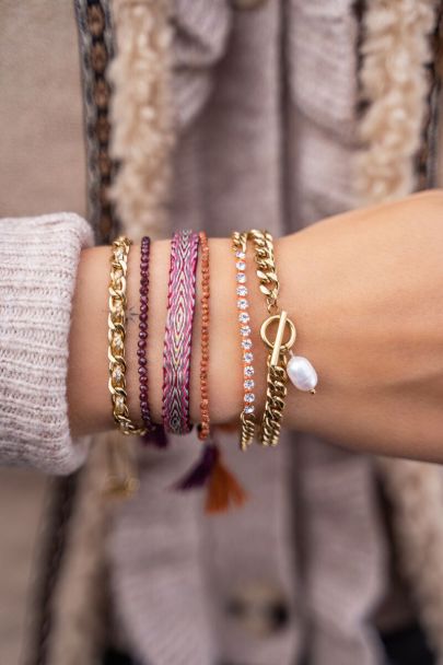 Armbanden set met edelsteen