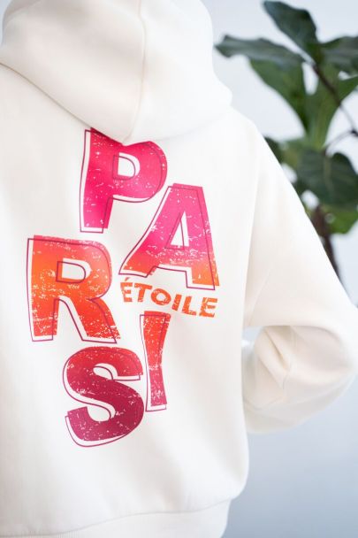 Hoodie mit Kordelzug "Paris" 