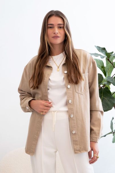 Beige spijkerjas La Vie a Paris