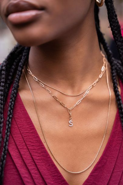 Sieraden Chains Statement kettingen Tamaris Statement ketting goud casual uitstraling 