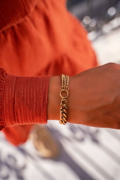 Bracelet chaîne Iconic large et fin