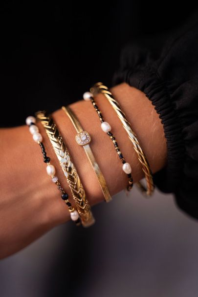 Lot de bracelets Shapes en perles noires