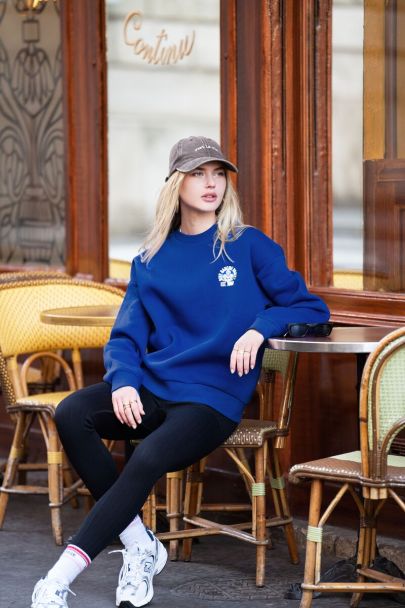 Blue Rive Gauche Droite sweater
