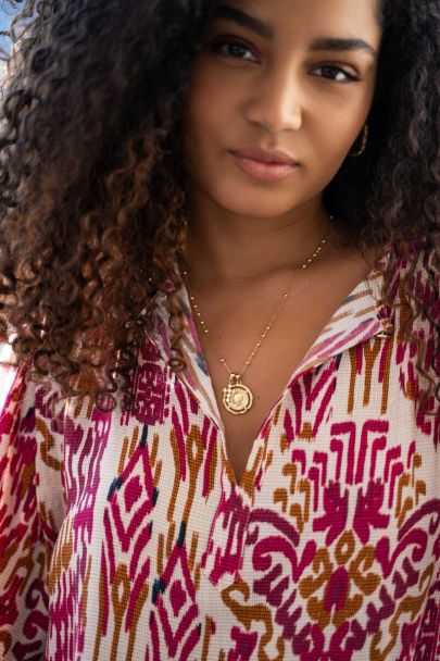 Bold Spirit necklace with coin & cross