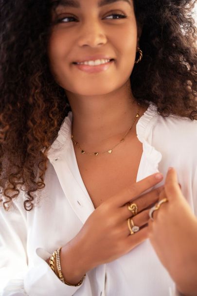 Collier avec coeurs