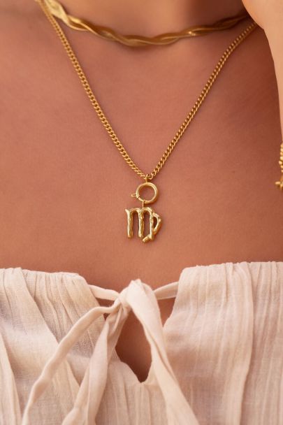 Ketting met chunky sterrenbeeld bedel