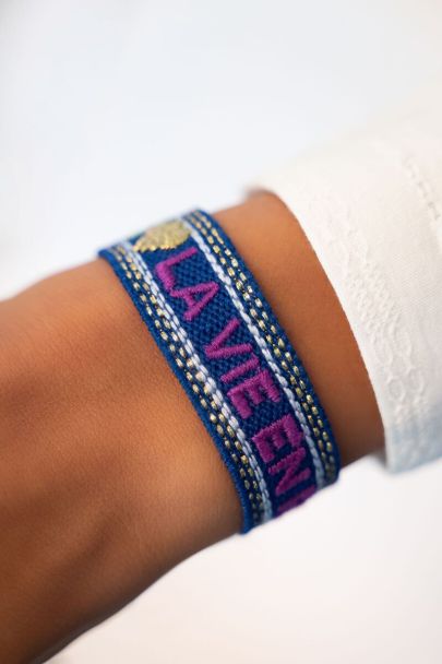 Blue bohemian Amour bracelet