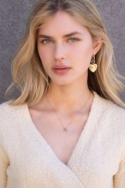 Ketting hartjes slot & sleutel