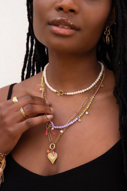 Parelketting met slotje