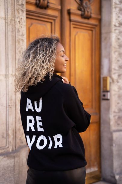 Black Au Revoir hoodie