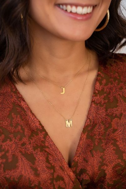 Opgetild behandeling onkruid Ketting met letter | Shop je initial ketting | My Jewellery