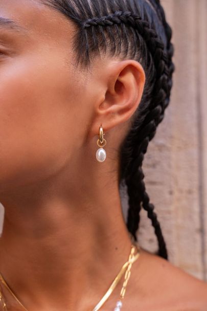 Basic Ohrringe mit Perlen