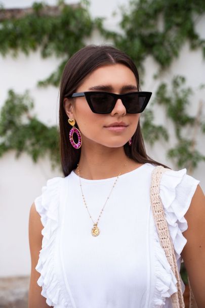 Schwarze Sonnenbrille "The Hailey"