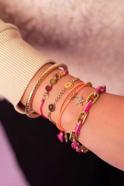 Candy chain bracelet multicoloured