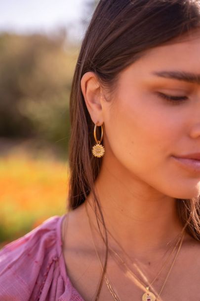 Boucles d’oreilles Casa Fiore tournesol