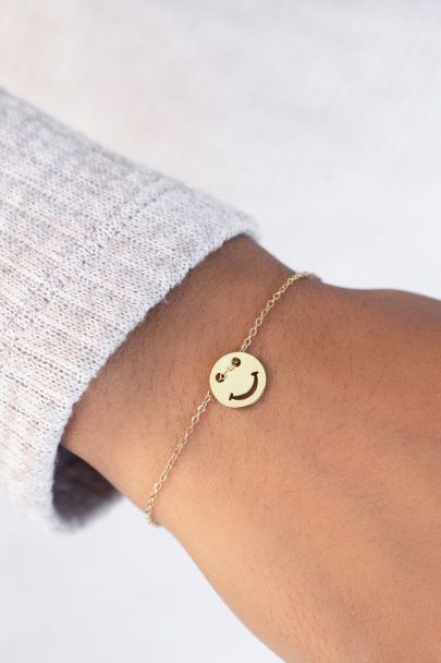 Armband met smiley