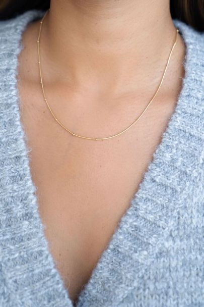 Ketting basic met bolletjes