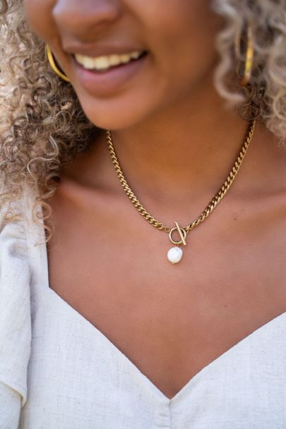 Schakelketting met parel