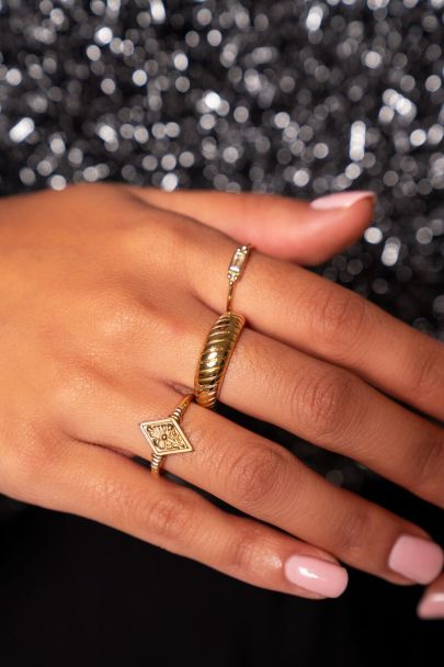 Universe karierter Ring 