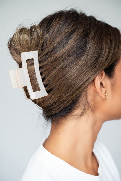 Transparent hair clip set