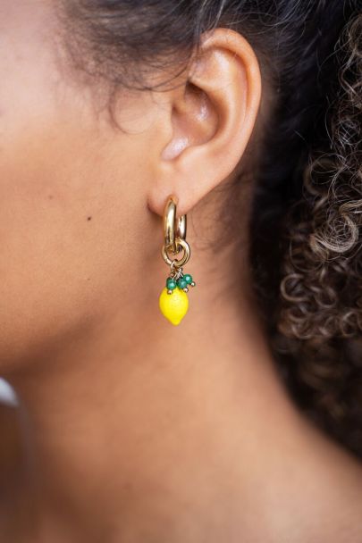 Casa Fiore lemon earrings