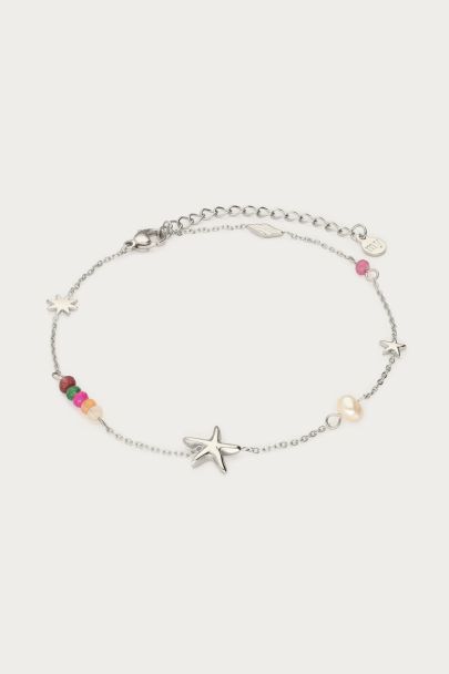 Anklet freshwater pearl ocean beads