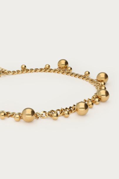 Bracelet de cheville à pois