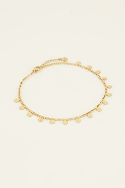 Anklet with small coins