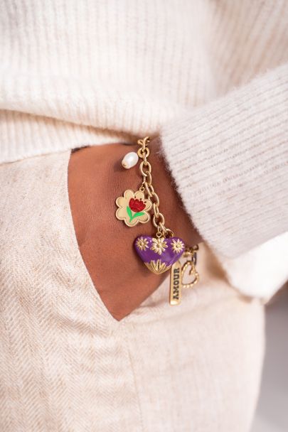 Art Statement Armband mit Charms