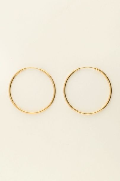 Basic hoop earrings large | My Jewellery