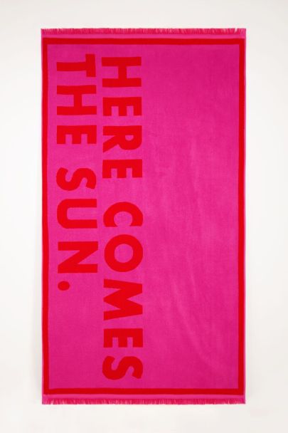 Beach towel 'here comes the sun' | My Jewellery