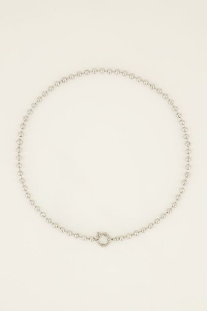 Ketting bolletjes met ronde sluiting  | My Jewellery