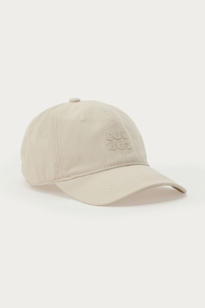 Casquette beige "Coucou"