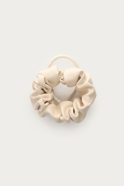 Beige haarelastiek 