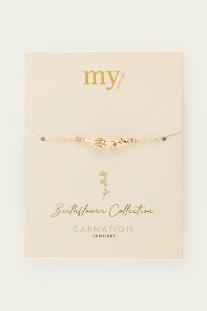 Birth Flower bracelet