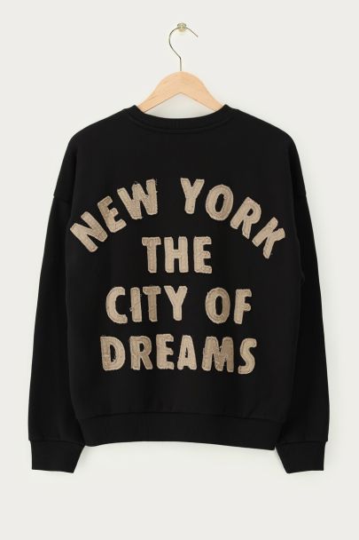 Sweat noir "City of dreams" 