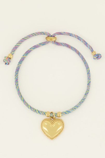 Blauwe armband met self love charm | My Jewellery