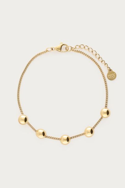 Bracelet Bold avec cinq billes