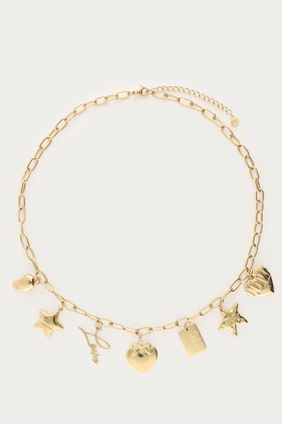 Bold Gliederkette mit mehreren Charms