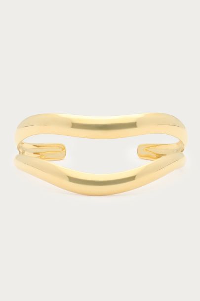 Bold Armreif mit doppeltem Wirbel