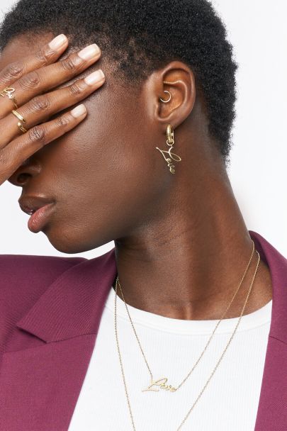 Bold hoop earrings love