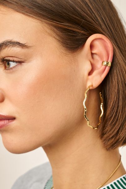 Bold Creolen mit Swirl