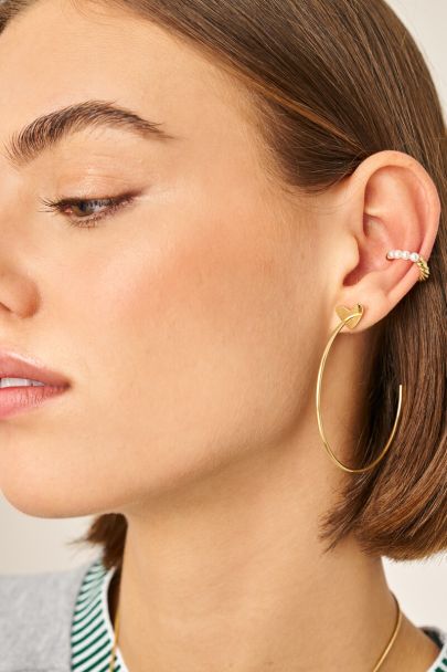 Bold gro&szlig;e Creolen mit Herz